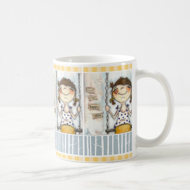Taza De Café Lugar feliz - Mug (Derecha)