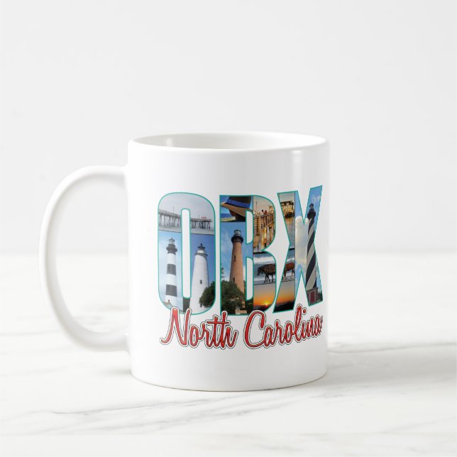 Taza De Café Lugares de OBX (Izquierda)