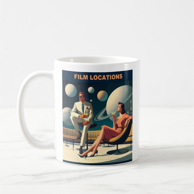 Taza De Café Lugares de películas de Martini Space Travel Poste (Izquierda)