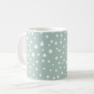 Taza De Café Lugares verdes de Dalmacia, puntos dálmatas, punta