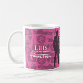 Taza De Café Luis - "Chasing Daisy" cita a mug