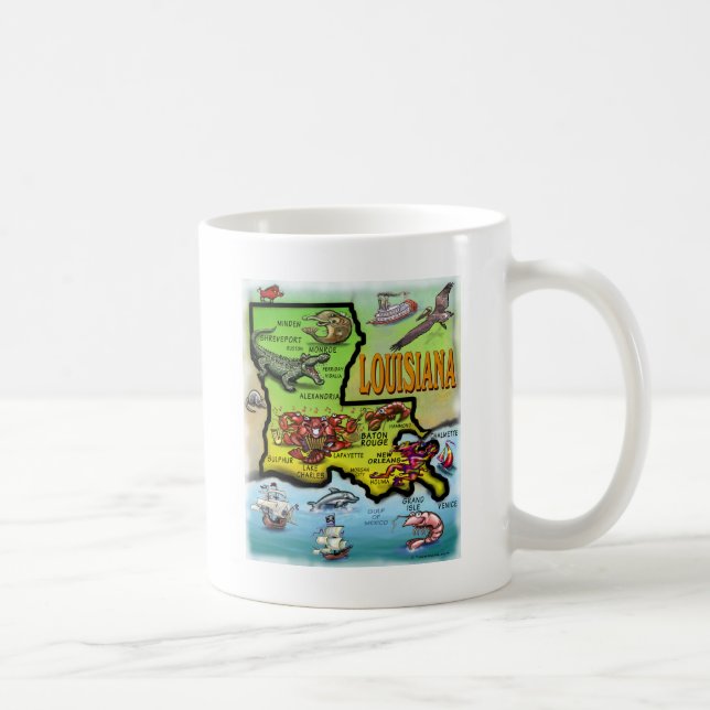 Taza De Café Luisiana (Derecha)