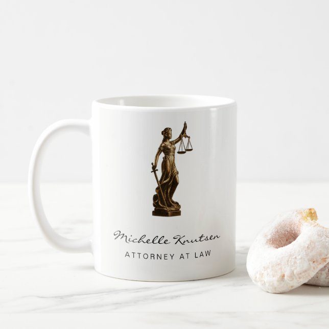 Taza De Café Lujo de abogado profesional (Con donut)