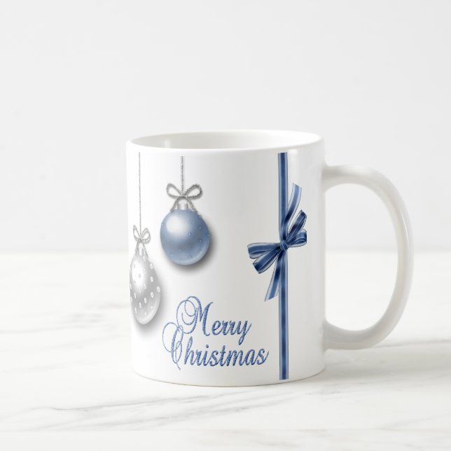 Taza De Café Luminosas y elegantes bolas de Navidades (Derecha)