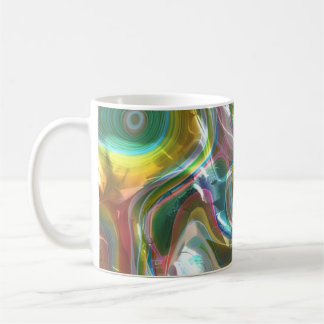 Taza De Café Luminous Liquid Glass Dreams