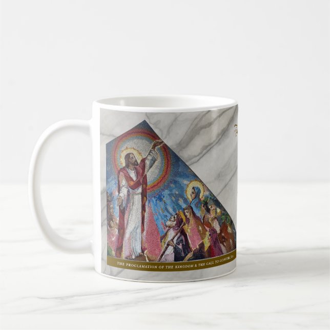 Taza De Café Luminous Rosary Mysteries Item #3: Proclamation (Izquierda)