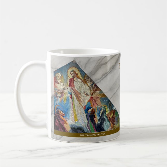 Taza De Café Luminous Rosary Mysteries Item #4: Transfiguration (Izquierda)