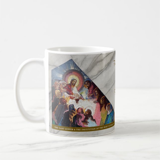 Taza De Café Luminous Rosary Mysteries Item #5: Last Supper (Izquierda)