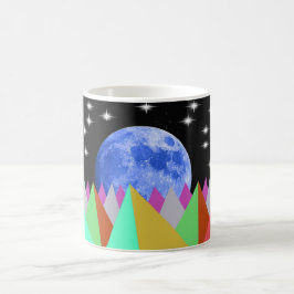 Taza De Café Luna Azul