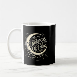 Taza De Café Luna de Gato Negro Halloween Espeluznante En La Os
