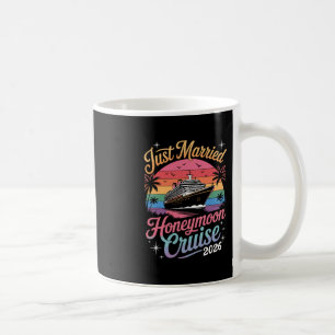 Taza De Café Luna de miel Crucero recién casados 2026 Cute 