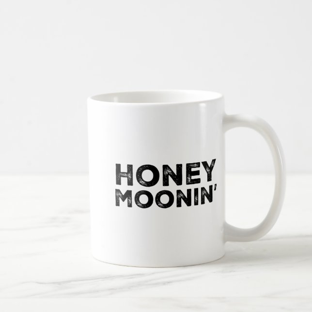 Taza De Café Luna de miel vacaciones parejas casadas coincident (Derecha)