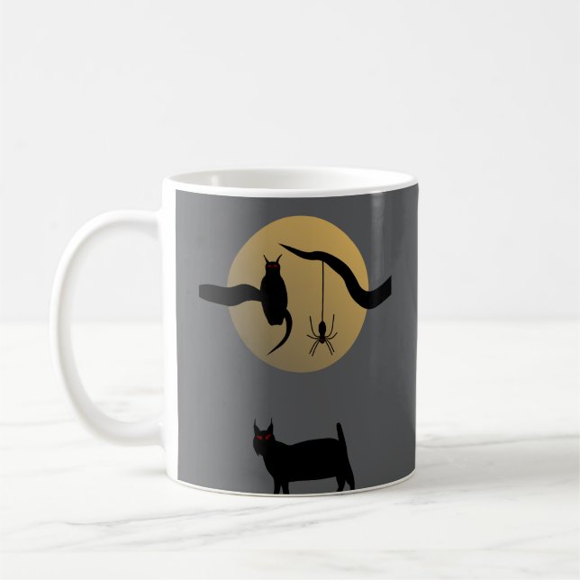 Taza de café Luna Llena Embrujada (Izquierda)