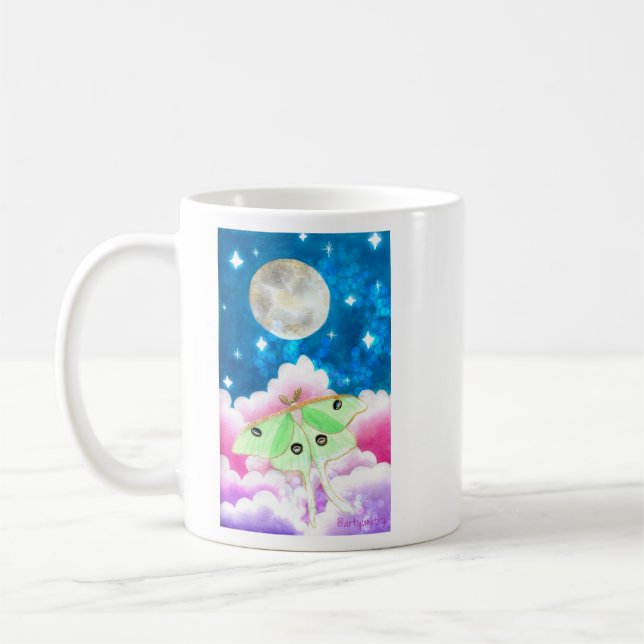 Taza De Café Luna Moth Baby (Izquierda)