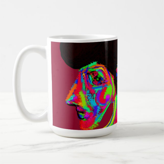 Taza De Café Luna Mujer Lobo (Izquierda)