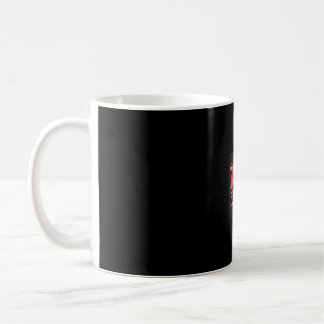 Taza De Café Luna negra de gato y flores de cerezo en Sakura a