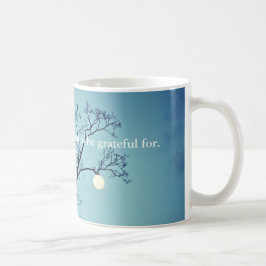 Taza De Café Luna que cuelga en un Miembro-Agradecido