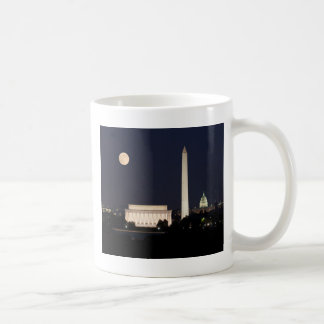 Taza De Café Luna sobre Washington DC