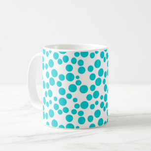 Taza De Café Lunares azules