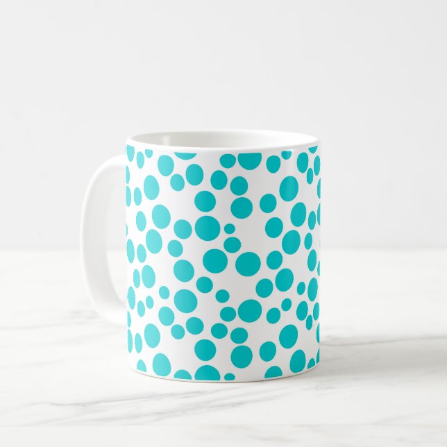 Taza De Café Lunares azules (Anverso izquierdo)