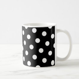 Taza De Café Lunares blancos