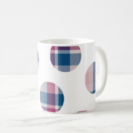Taza De Café Lunares de Cuadros