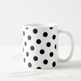 Taza De Café Lunares Negros