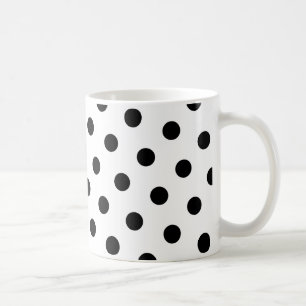 Taza De Café Lunares Negros
