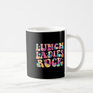 Taza De Café Lunes Damas Rock Tie Dye Cafetería Crew Groovy La