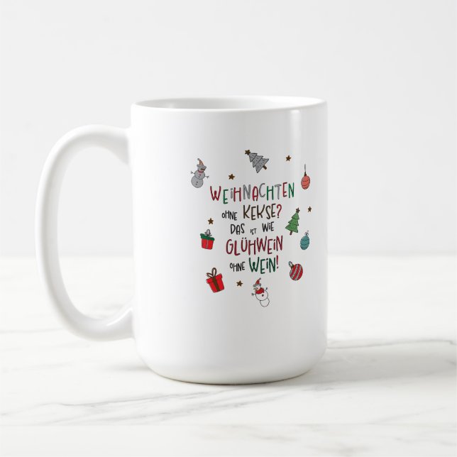 Taza De Café  Lustige Weihnachtstasse (Izquierda)
