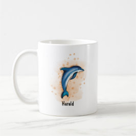 Taza De Café Lustiger Delfin