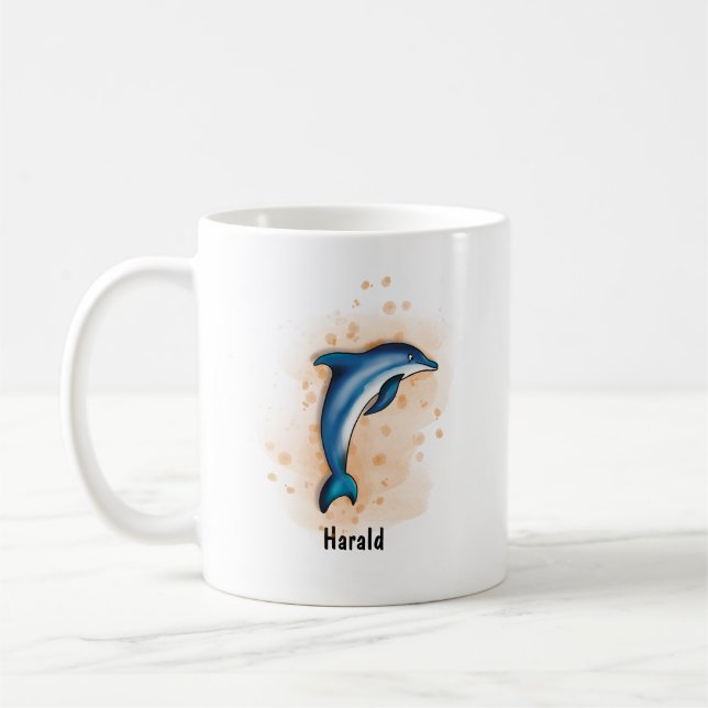 Taza De Café Lustiger Delfin (Izquierda)