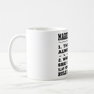 Taza De Café Lustiges Hochzeit Geschenk  Quadratische Wanduhr