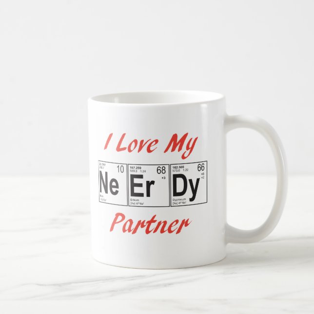 Taza De Café luv my nerd mug (Derecha)