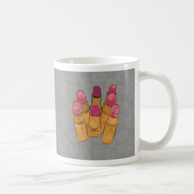 Taza De Café Luxe Lipstick Kiss (Derecha)