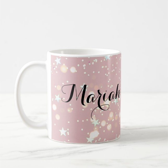 Taza De Café luxe modern romantinc girl (Izquierda)