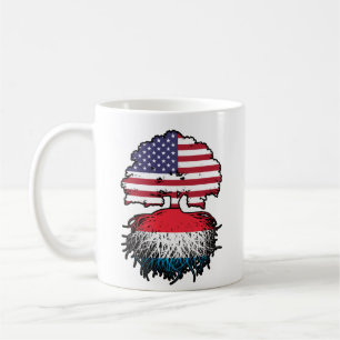 Taza De Café Luxemburgo Estados Unidos Estados Unidos Roots de 