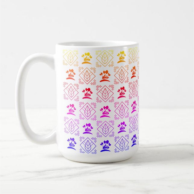 Taza De Café Luz botánica arcoiris (Izquierda)