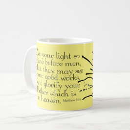 Taza De Café Luz brilla