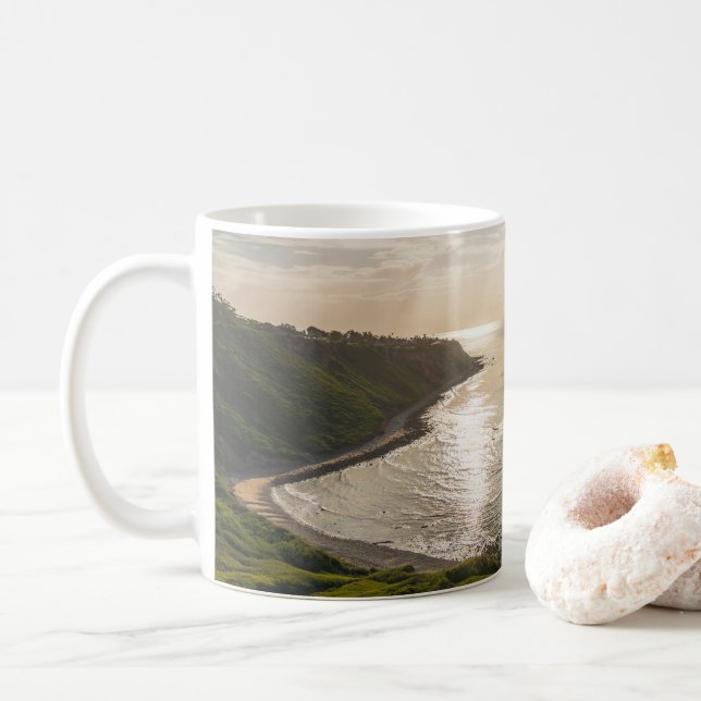 Taza De Café Luz de Bluff Cove (Con donut)