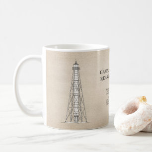 Taza De Café Luz de la cordillera trasera de la isla Gasparilla