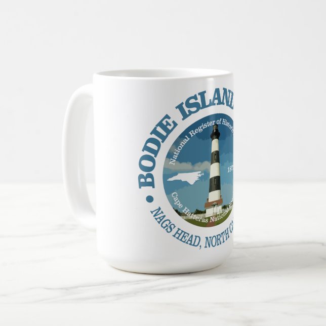 Taza De Café Luz de la isla Bodie (Anverso izquierdo)