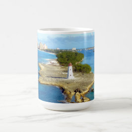 Taza De Café Luz de la isla del paraíso