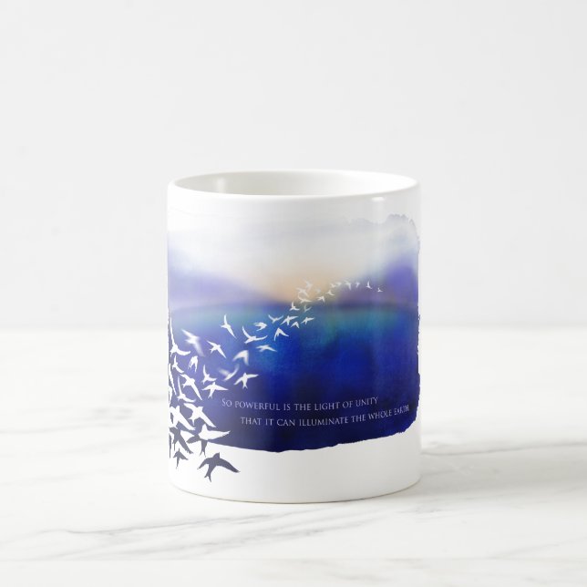 Taza De Café Luz de la unidad (Centro)