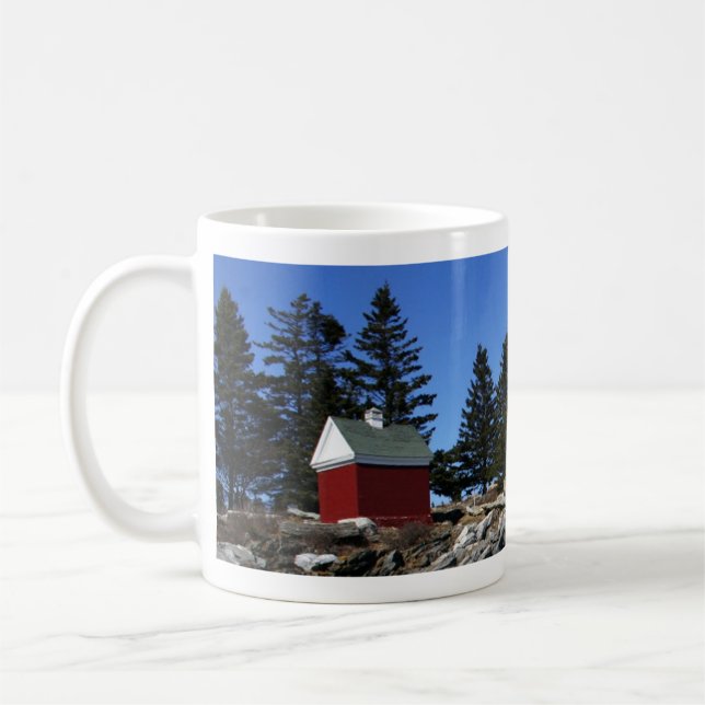 Taza De Café Luz de punto de Pemaquid (Izquierda)