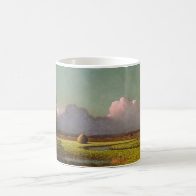 Taza De Café Luz del sol y sombra: Los pantanos de Newbury (Centro)