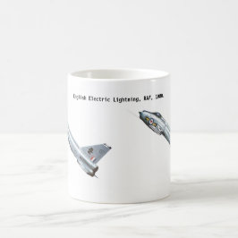 Taza De Café Luz Eléctrica Inglesa, RAF, 1980.