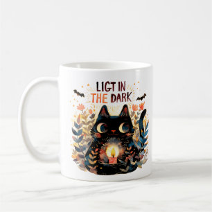 Taza De Café Luz en la oscuridad - Gato de velas