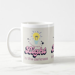 Taza De Café Luz en la oscuridad/taza/fe/cristiano/taza