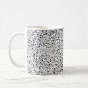 Taza De Café Luz gris plateada brillo destellos